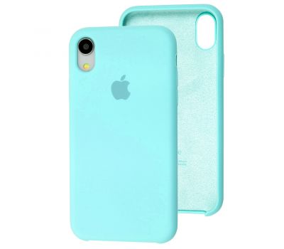 Чохол silicone case для iPhone Xr marine green