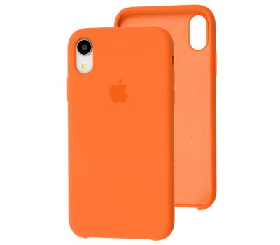 Чохол silicone case для iPhone Xr помаранчевий / vitamin C