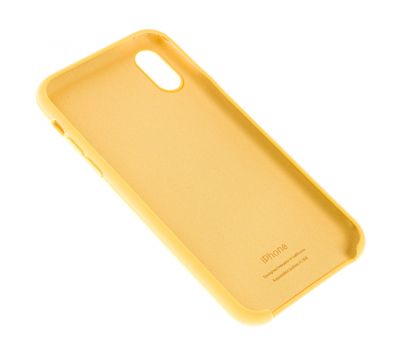 Чохол silicone case для iPhone Xr yellow 3382186