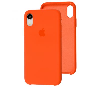 Чохол silicone case для iPhone Xr orange