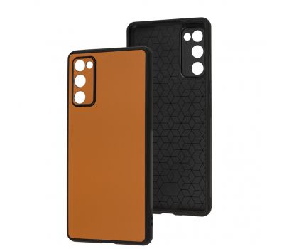 Чохол для Samsung Galaxy S20 FE (G780) / S20 Lite Classic leather case orange