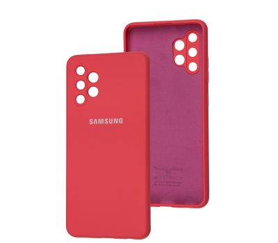 Чохол для Samsung Galaxy A32 (A325) Full camera рожевий / barbie pink