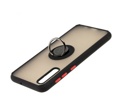 Чохол для Samsung Galaxy A50/A50s/A30s LikGus Edging Ring чорний/червоний 3384730