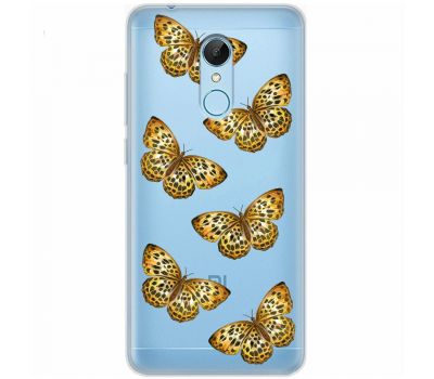 Чохол для Xiaomi Redmi 5 MixCase Леопард метелика