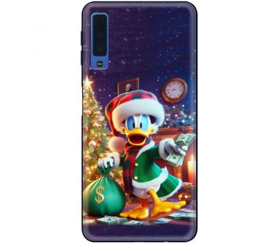 Чохол для Samsung Galaxy A7 2018 (A750) MixCase Новий рік Scrooge and money