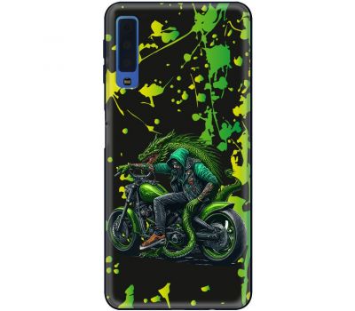 Чохол для Samsung Galaxy A7 2018 (A750) MixCase Новий рік байкер