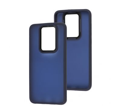 Чохол для Xiaomi Redmi Note 9 Lyon Frosted navy blue