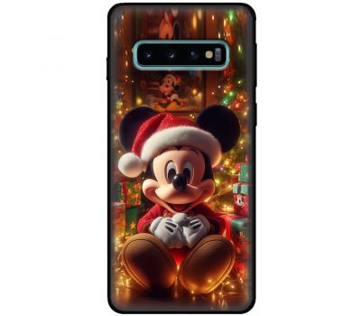 Чохол для Samsung Galaxy S10 (G973) MixCase Новий рік маленький Міккі