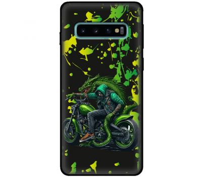 Чохол для Samsung Galaxy S10 (G973) MixCase Новий рік байкер