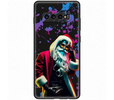 Чохол для Samsung Galaxy S10+ (G975) MixCase Новий рік гламурний Святий Миколай