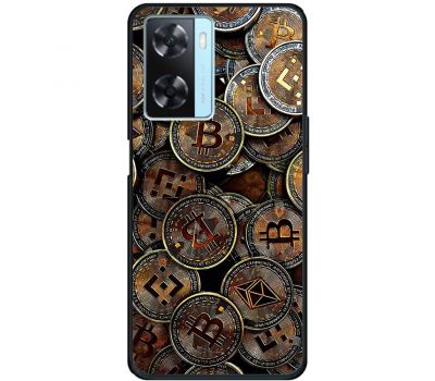 Чохол для Oppo A57s MixCase гроші bitcoins