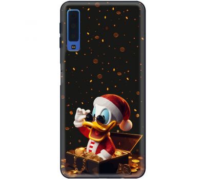 Чохол для Samsung Galaxy A7 2018 (A750) MixCase Новий рік посмішка Скруджа