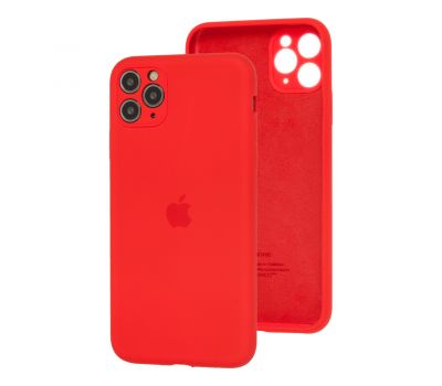Чохол для iPhone 11 Pro Silicone Slim Full camera червоний