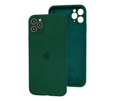 Чохол для iPhone 11 Pro Silicone Slim Full camera армійський зелений