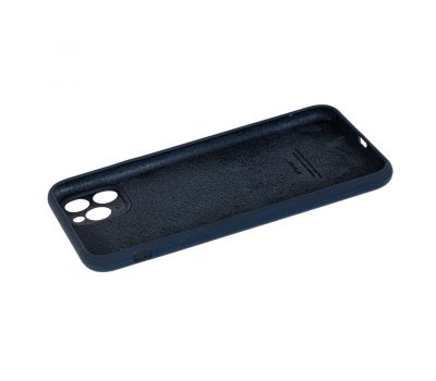 Чохол для iPhone 11 Pro Silicone Slim Full camera темно-синій 3386306