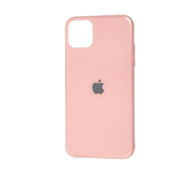 Чохол для iPhone 11 Pro Max New glass рожевий 3386965