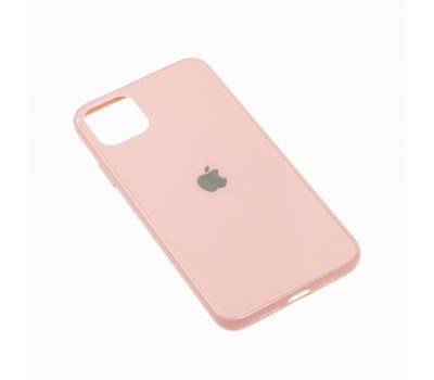 Чохол для iPhone 11 Pro Max New glass рожевий 3386963