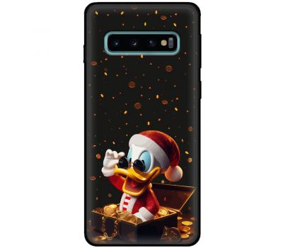 Чохол для Samsung Galaxy S10 (G973) MixCase Новий рік посмішка Скруджа