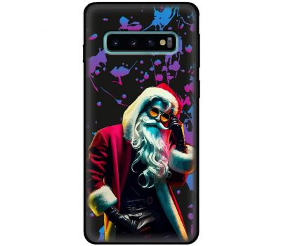 Чохол для Samsung Galaxy S10 (G973) MixCase Новий рік гламурний Святий Миколай