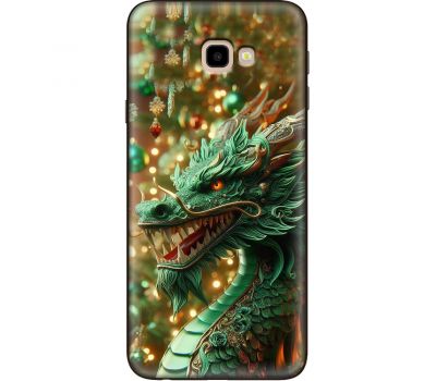 Чохол для Samsung Galaxy J4+ 2018 (J415) MixCase Новий рік green Dragon