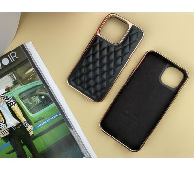 Чохол для iPhone 14 Plus Puloka leather case black 3387088