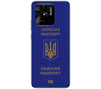 Чохол для Xiaomi Redmi 10C MixCase патріотичні Україна паспорт