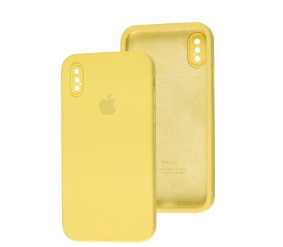 Чохол для iPhone X / Xs Square Full camera canary yellow