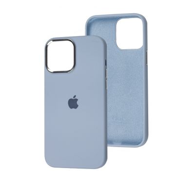 Чохол для iPhone 13 Pro Max New silicone Metal Buttons lilac