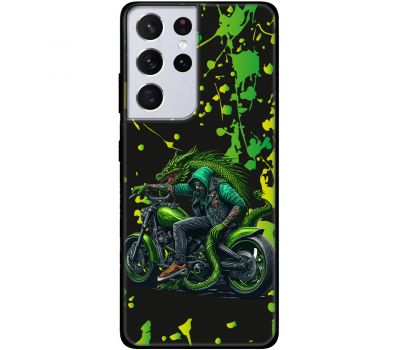 Чохол для Samsung Galaxy S21 Ultra (G998) MixCase Новий рік байкер