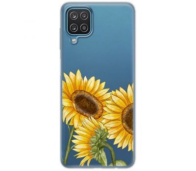 Чохол для Samsung Galaxy M53 (M536) Mixcase квіти три соняшники