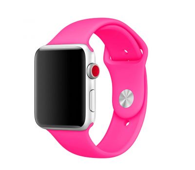 Ремінець для Apple Watch 38mm / 40mm S Silicone One-Piece pink hot