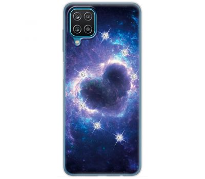 Чохол для Samsung Galaxy M53 (M536) Mixcase зі стразами серце на небі
