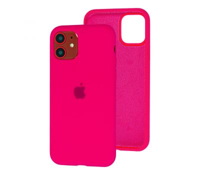 Чохол для iPhone 11 Silicone Full bright pink