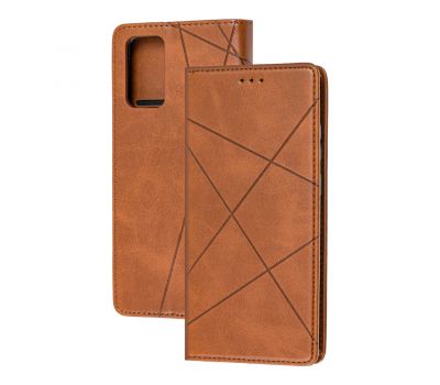 Чохол книжка Business Leather для Samsung Galaxy Note 20 (N980) коричневий