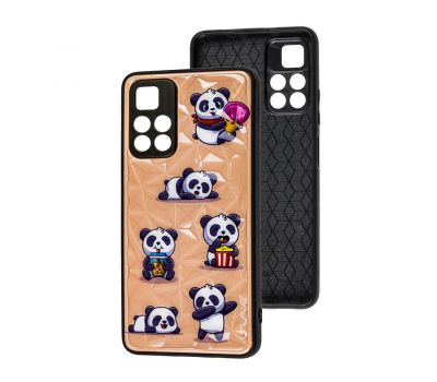 Чохол для Xiaomi Poco M4 Pro 5G / Note 11S 5G Wave Majesty baby panda / light pink