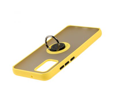 Чохол для Samsung Galaxy A02s (A025) LikGus Edging Ring жовтий 3388362
