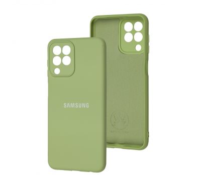 Чохол для Samsung Galaxy M33 (M336) Silicone Full camera pistachio