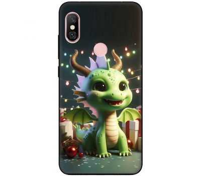 Чохол для Xiaomi Redmi Note 6 Pro MixCase Новий рік дракоша