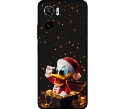 Чохол для Xiaomi Poco F3 MixCase Новий рік посмішка Скруджа