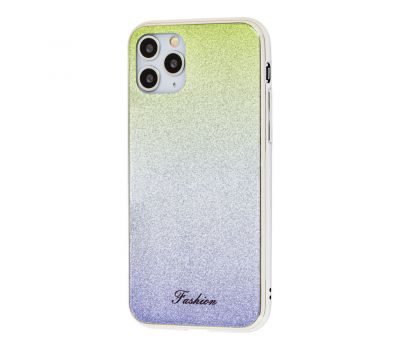 Чохол для iPhone 11 Pro Max Ambre Fashion лимонно/сріблястий