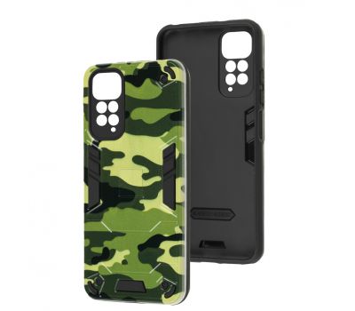 Чохол для Xiaomi Redmi Note 11 / 11s Military armor camouflage green