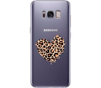 Чохол для Samsung Galaxy S8+ (G955) MixCase Леопард серце