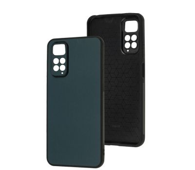 Чохол для Xiaomi Redmi Note 11 / 11s Classic leather case forest green