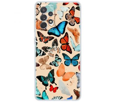 Чохол для Samsung Galaxy A53 (A536) MixCase метелики фарбами