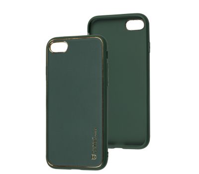 Чохол для iPhone 7 / 8 / SE 20 Leather Xshield army green