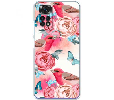 Чохол для Xiaomi Redmi Note 11 / 11s MixCase flowers one