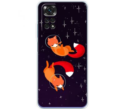 Чохол для Xiaomi Redmi Note 11 / 11s MixCase Fox-Astronauts