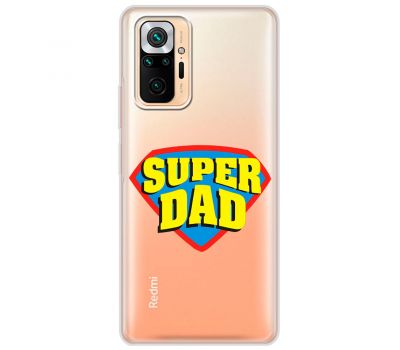 Чохол для Xiaomi Redmi Note 10 Pro MixCase День батька super Dad