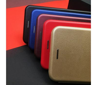 Чохол книжка Premium для Samsung Galaxy A02s / A03s рожево-золотистий 3392345