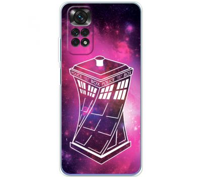 Чохол для Xiaomi Redmi Note 11 / 11s MixCase police box pink